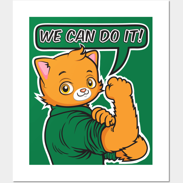 WE CAN DO IT! Wall Art by Plushism